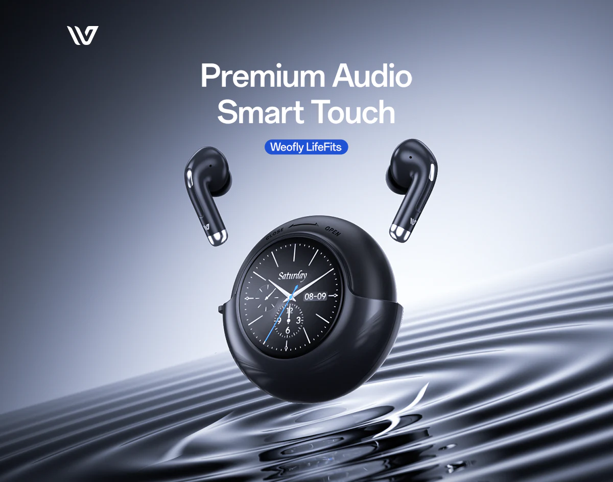 Weofly LifeFits Earbuds with Smart TouchScreen Price in Bangladesh